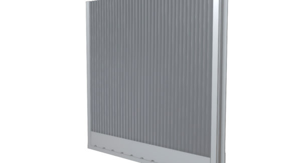Louvers are shallow