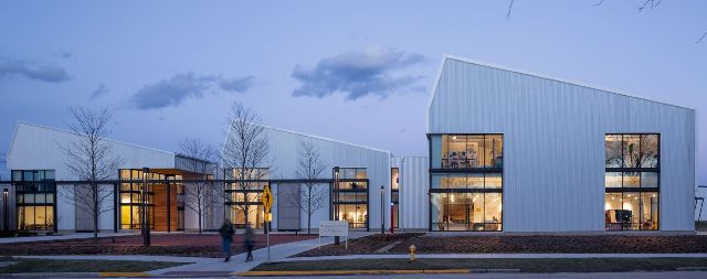 Knox College's Witcomb Art Center is the Metal Building winner in the 2017 Metal Architecture Design Awards