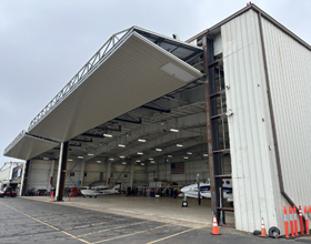 Door Retrofit Upholds Safety in New Jersey Airport Hangar