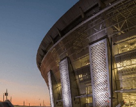 Puskás Arena Wows Visitors with an Innovative Mesh Metal Facade System