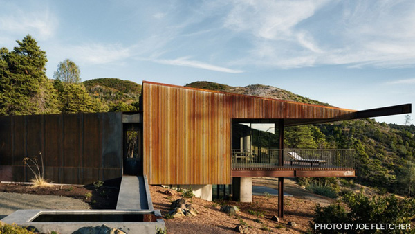 Steel Inspires Resilience in a Remote Post-wildfire Rebuild