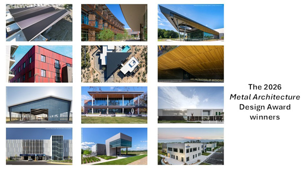 2026 <i>Metal Architecture</i> Design Award winners revealed