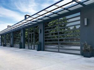 Sectional closures contribute to the overall aesthetics and comfort of biophilic design. 