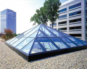 Metal-framed skylights are often complex structural systems.