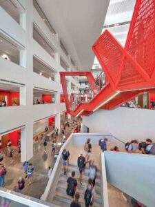 The fabrication and installation of the steel components took approximately 10 weeks
