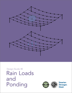 The American Institute of Steel Construction (AISC) and Steel Joist Institute (SJI) published Design Guide 40, Rain Loads and Ponding.