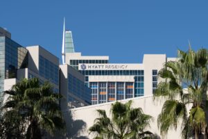 hyatt hotel and foliage