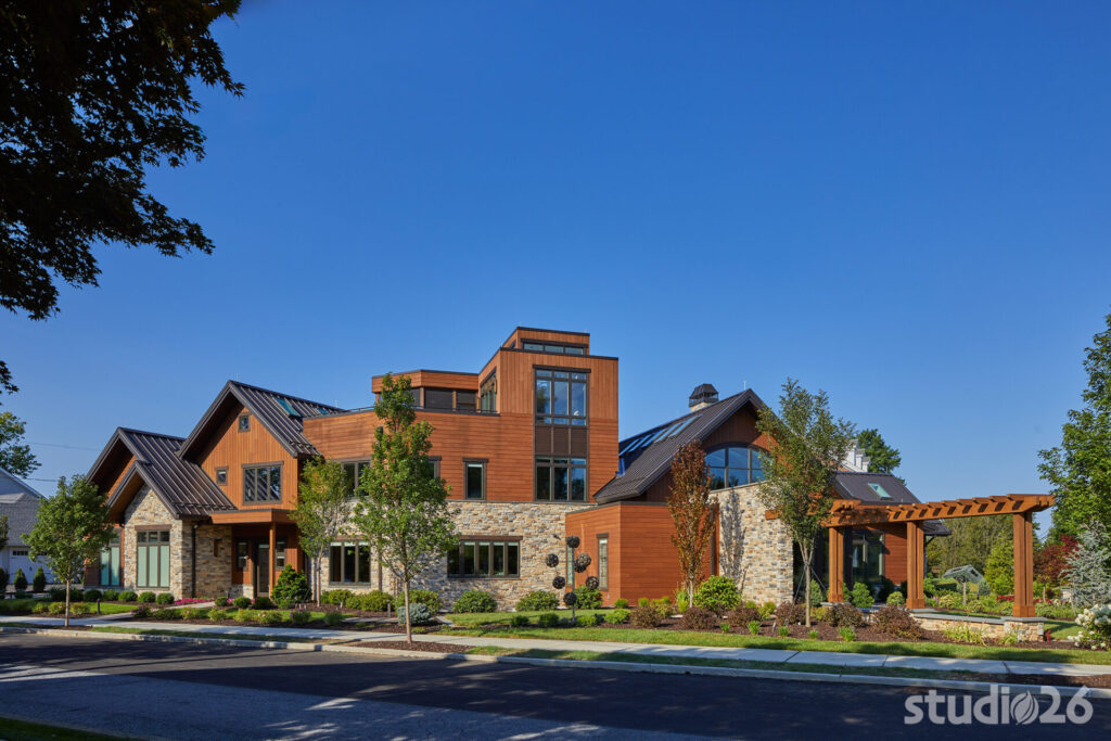 Daytime front view of home